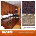 Tan brown granite kitchen countertop
